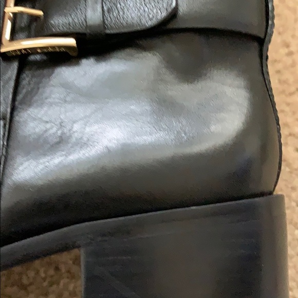 Black Tory Burch Riley Mid Buckle Bootie - Picture 9 of 10
